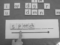 making words with multisensory tiles and sounding out builds phonologic processing